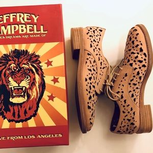 Jeffrey Campbell Lace Up Oxford Flats: Dalt Daisy